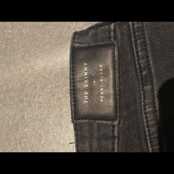 NWOT ZARA  ZW PREMIUM SKINNY JEANS IN PEARL BLACK - Picture 5 of 7